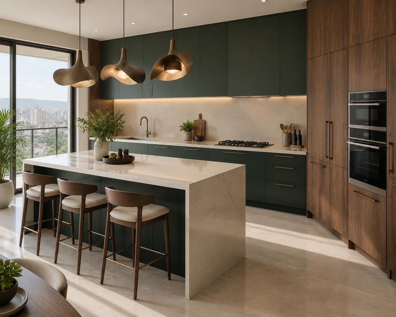 The Green Kitchen — illustrative interior concept